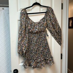 Off the shoulder floral dress